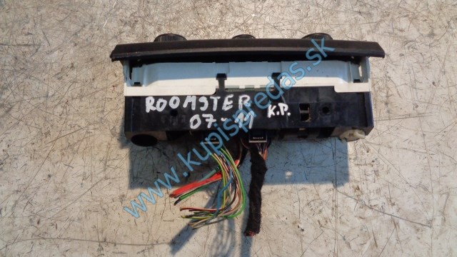 panel na ovládanie kúrenia na škodu roomster, 5J0820045